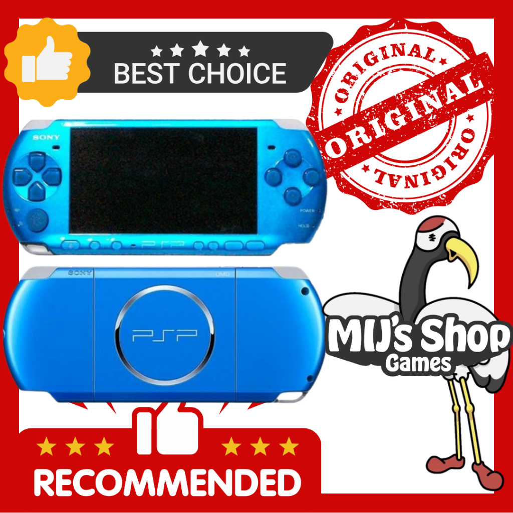 Direct from japan】Sony PSP-3000 Console virantial blue Memory