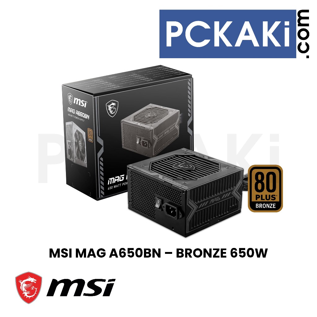 MSI MAG A650BN PSU 650W 80 Bronze | Computer