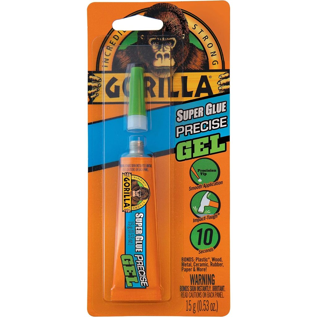 Gorilla Super Colla Gel 15g – Formula Senza Colatura, Presa Rapida