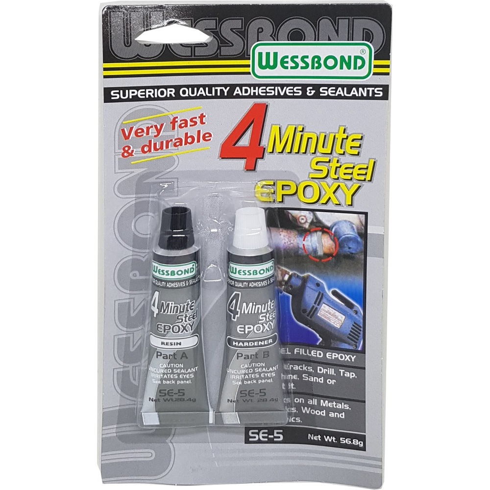Wessbond 4 Minute Steel Expoxy Adhesive & Sealant | Shopee Singapore