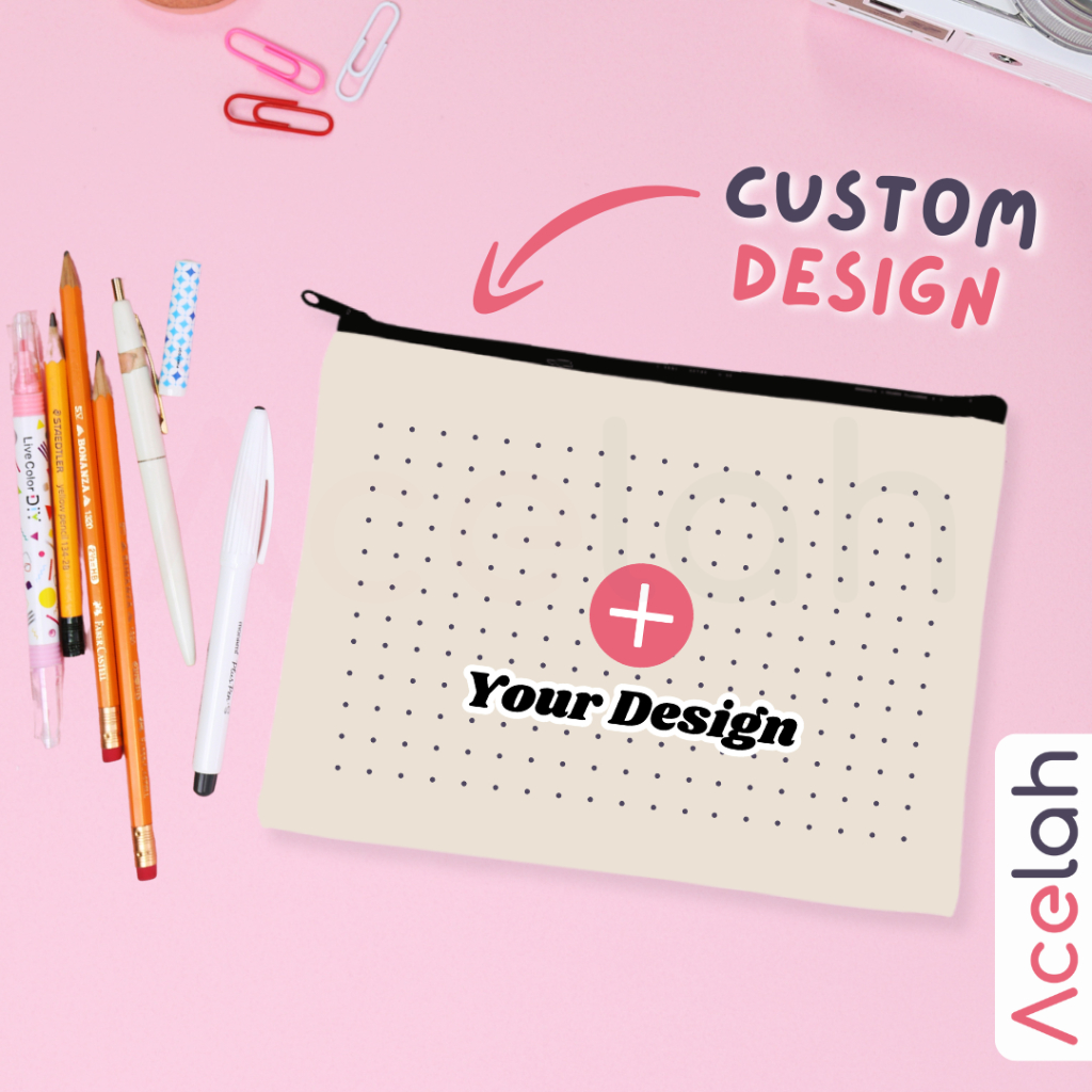 Customize Canvas Pouch Bag Zip | Pencil Cases Craft Bag | Corporate ...