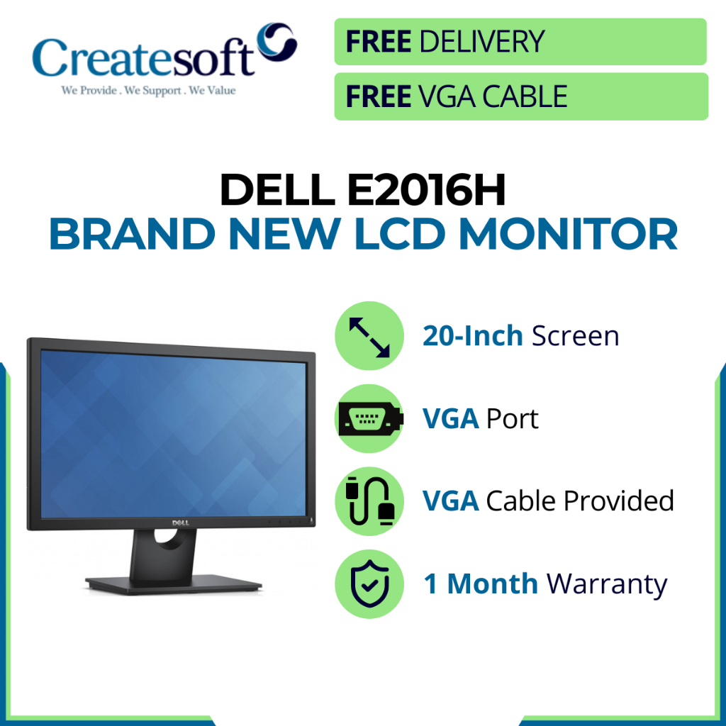 BRAND NEW Dell E2016H 20
