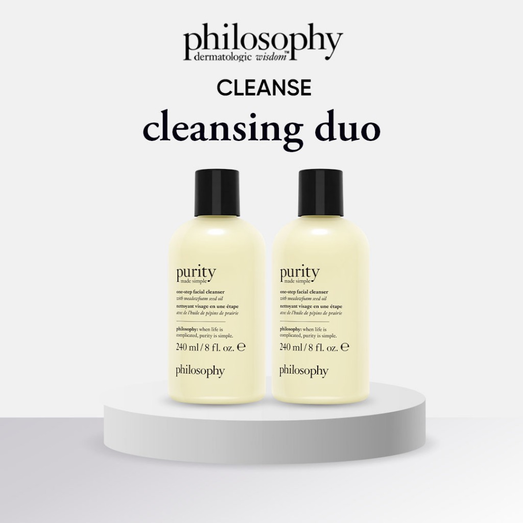 [buy 2 get 33% off] philosophy cleanser duo set | for all skin types ...