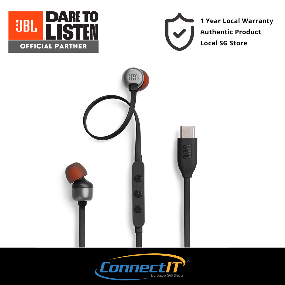 JBL Tune 310c USB-C Wired Hi-Res In-Ear Headphones | Thunder Match