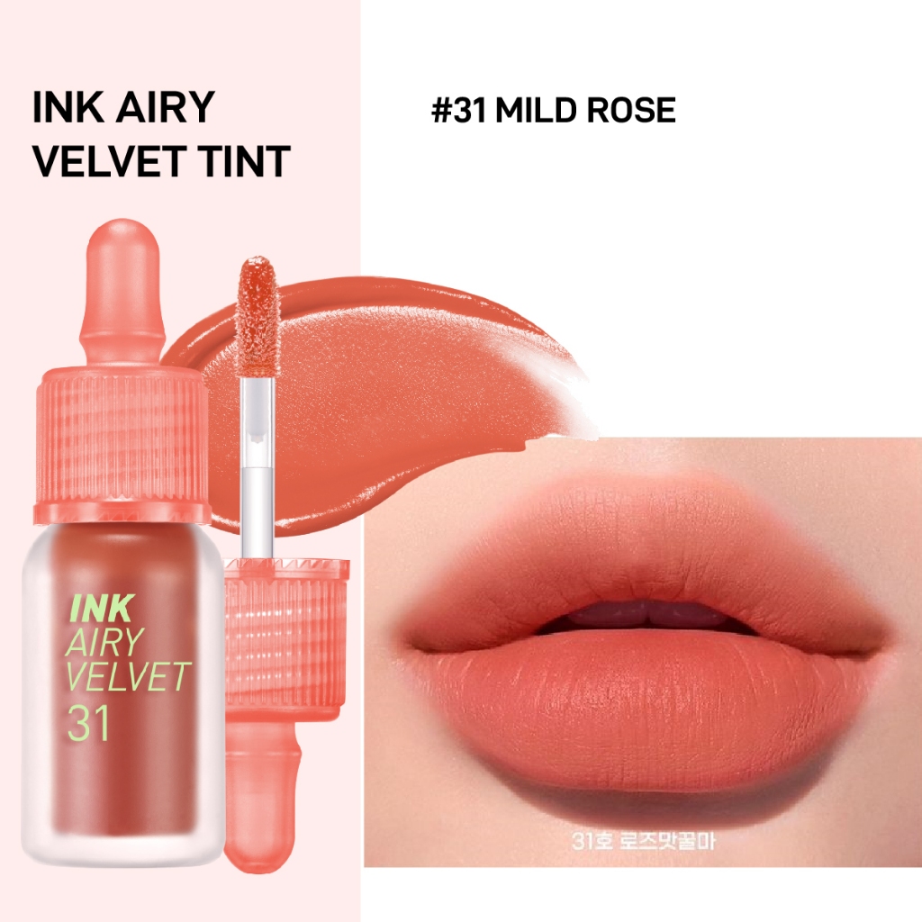 PERIPERA] Ink Airy Velvet Lip Tint 4g (Soft Texture | Long Lasting |  Lightweight | Lip Tint) | Shopee Singapore