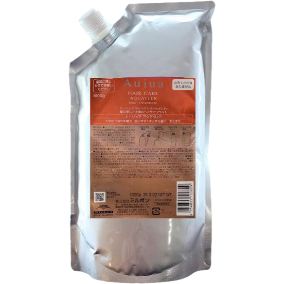 トリートメント Aujua AQUAVER Hair Treatment 1000g Milbon Aujua AQ Aquaveer Hair Treatment 1000g Refill