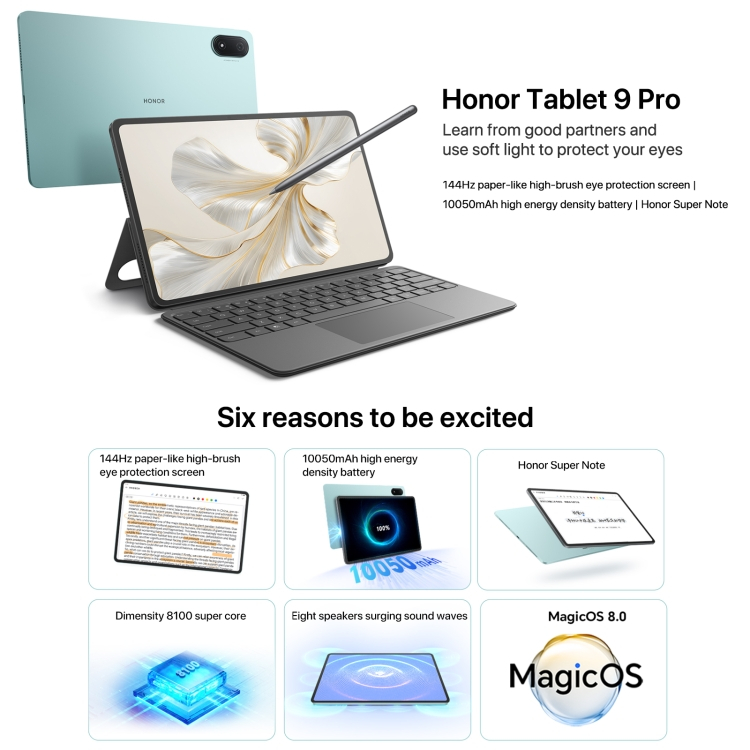 Honor Pad 9 Pro WiFi 12.1 inch 12GB+256GB (China Version) | Shopee ...
