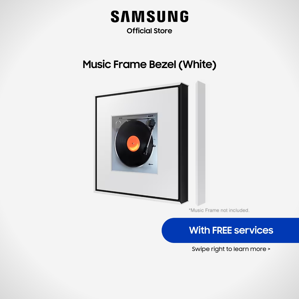 Samsung Music Frame Bezel (White) Shopee Singapore