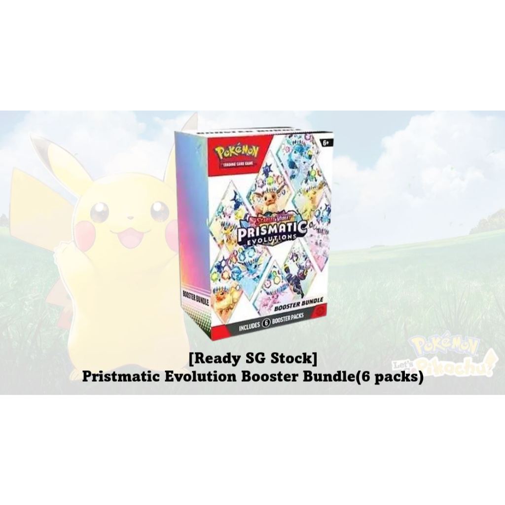 [SG Ready Stock] SV8.5 Prismatic Evolutions Booster Bundle | Shopee ...