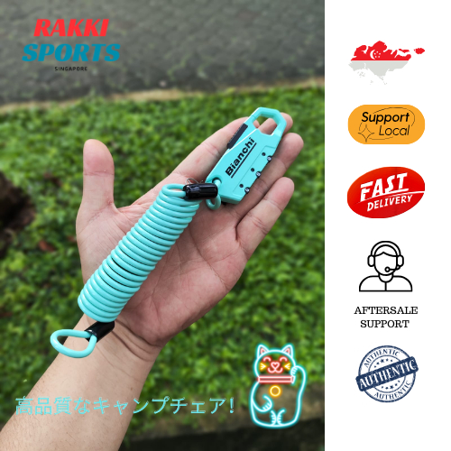 🎁Free Gift included Bianchi Compact Steel Spring Lock for Bicycle ...