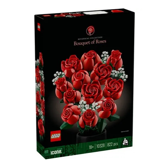Lego 10328 Botanical Collection Bouquet of Roses | Shopee Singapore
