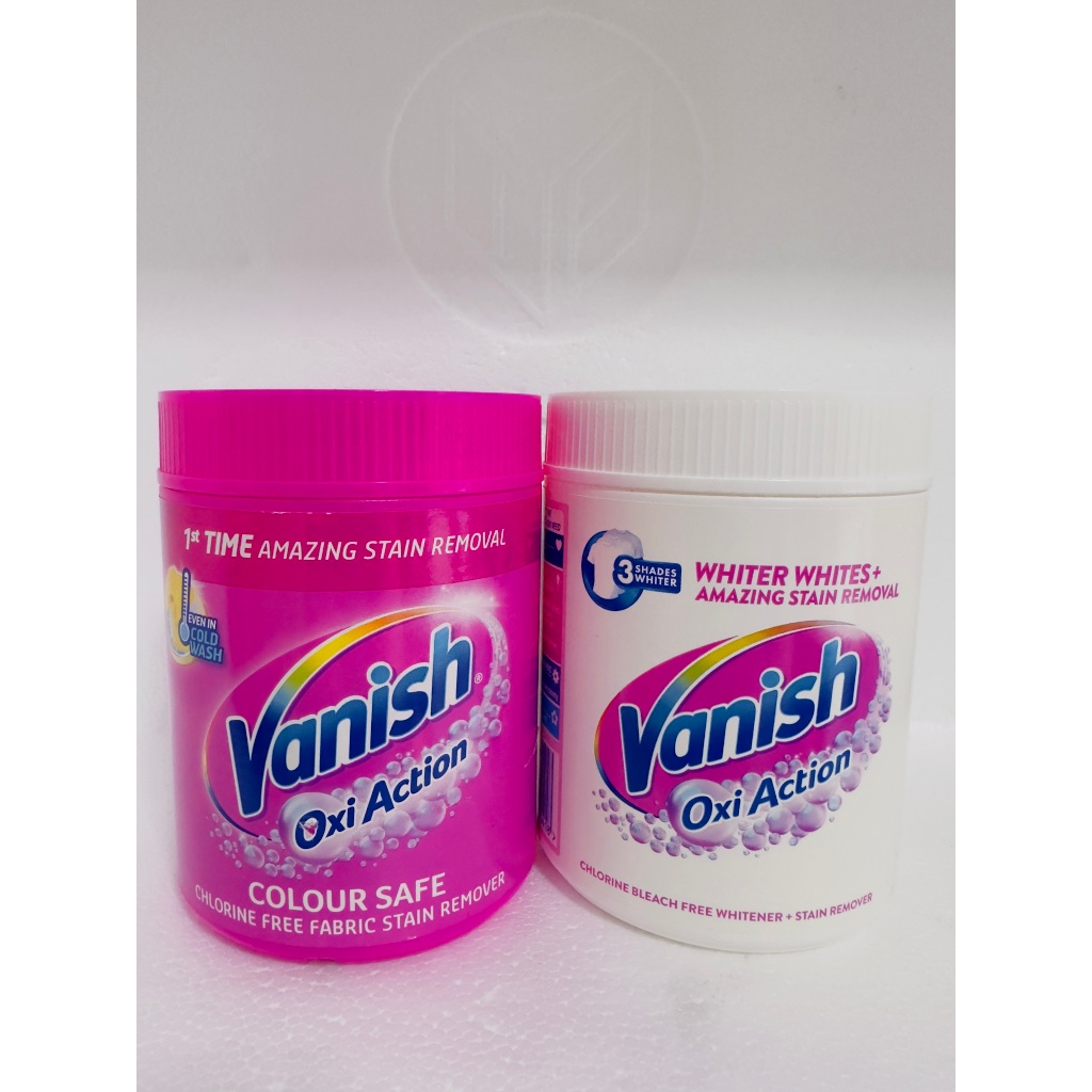Vanish Oxi Action Powder Pink White, 470G | Shopee Singapore