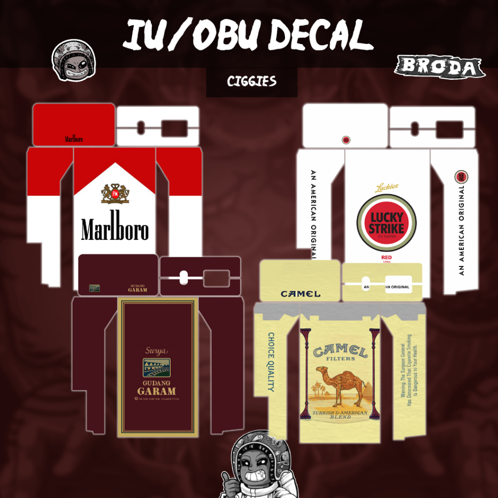 Slim IU OBU Sticker Waterproof 