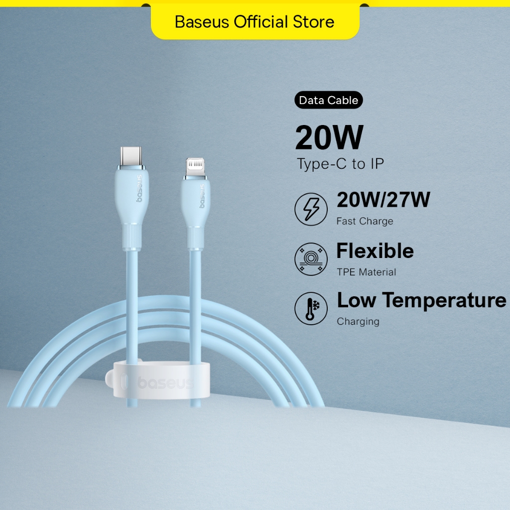 Baseus Pudding Series 20W Fast Charging Cable Type-C to Lighting For ...