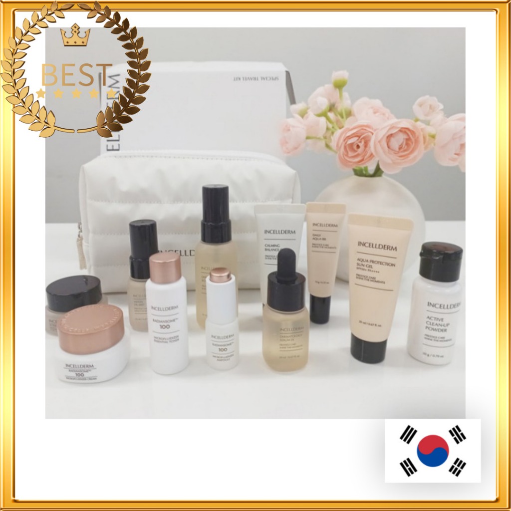 [INCELLDERM] NEW Travel Kit 11PCS Set | Shopee Singapore