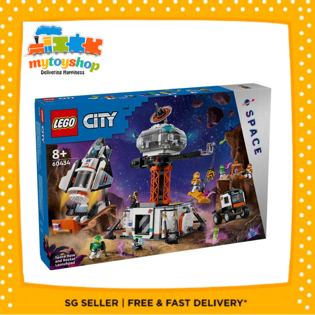 LEGO 60434 City Space Base and Rocket Launchpad Shopee Singapore