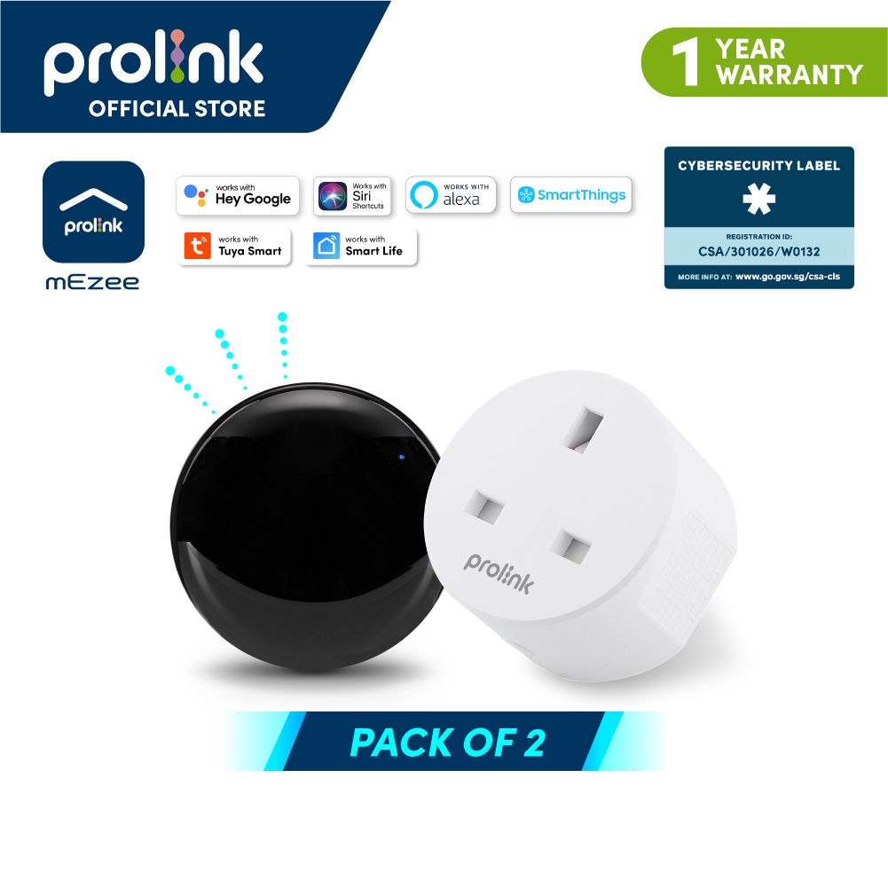 [Twin Pack] Prolink WIFI Smart Plug with Energy Monitor/ IR RF ...