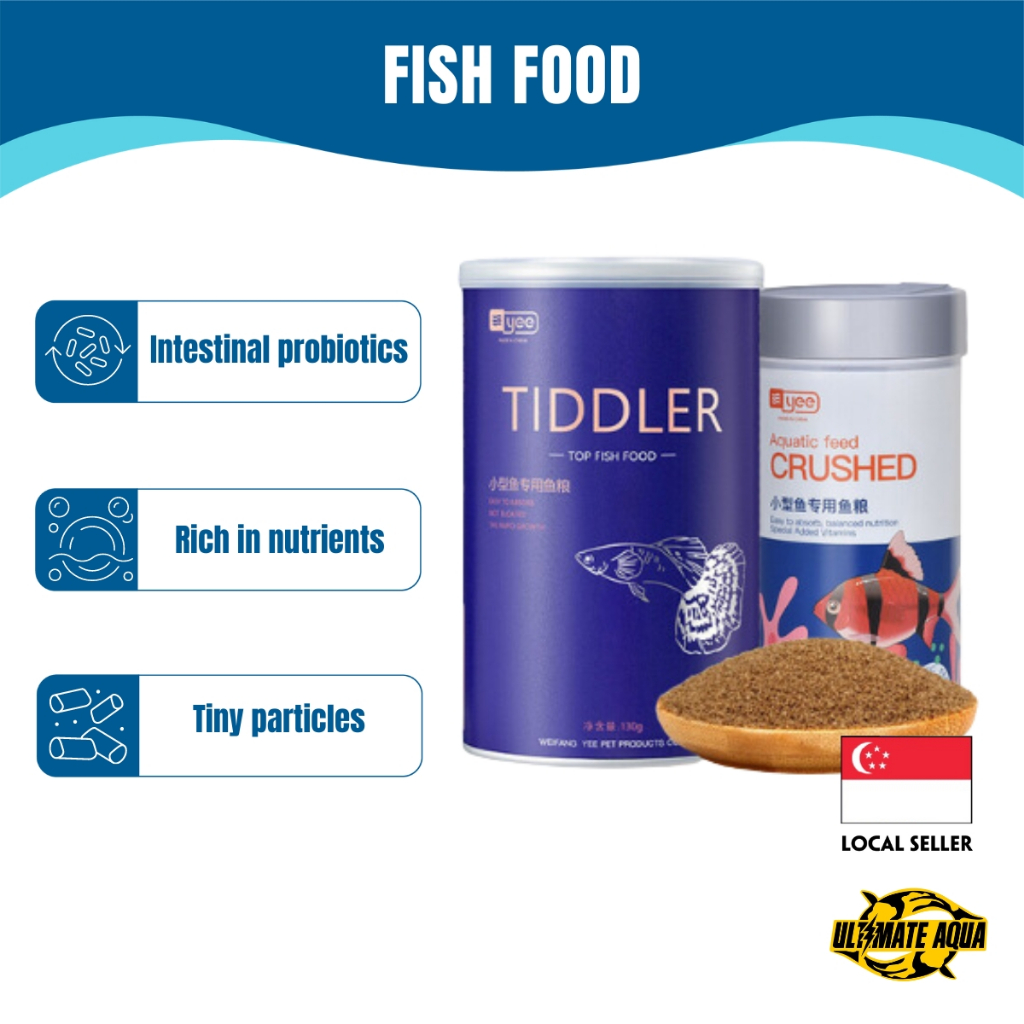 YEE Aquarium Fish Food For Small Fish, Goldfish, Neon Tetra Fish, Fish
