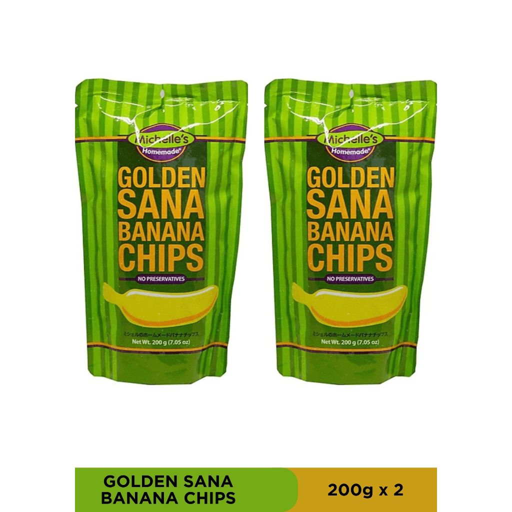 Michelle's Golden Sana Banana Chips (200g | 350g) [SG Michelle's Golden Sana Banana Chips (200g | 350g) [SG