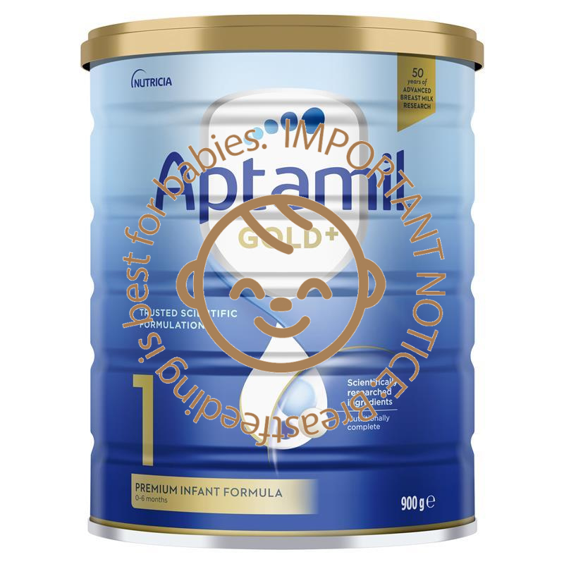 Aptamil Gold+ 1 Baby Infant Formula From Birth to 6 Months 900g ...