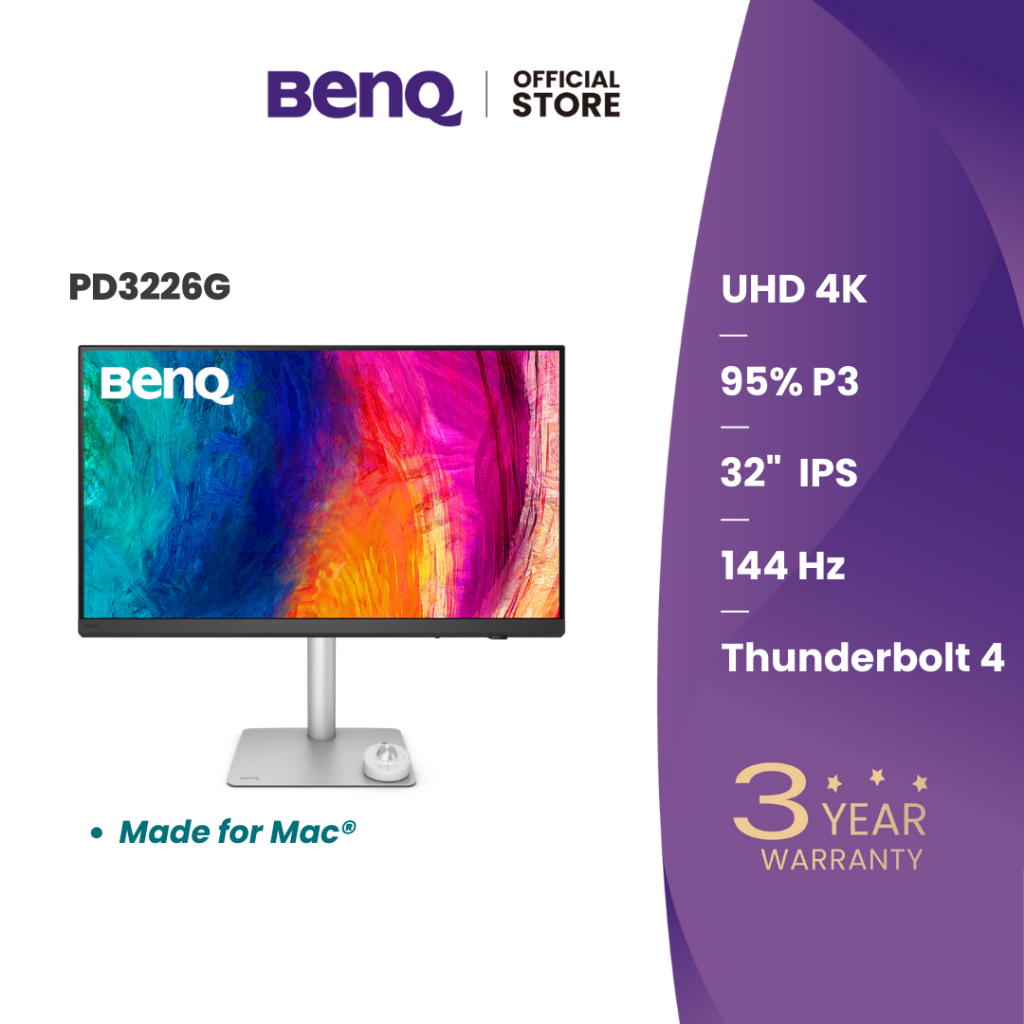 BenQ Creative Pro PD3226G Mac-Ready Designer Monitor｜32