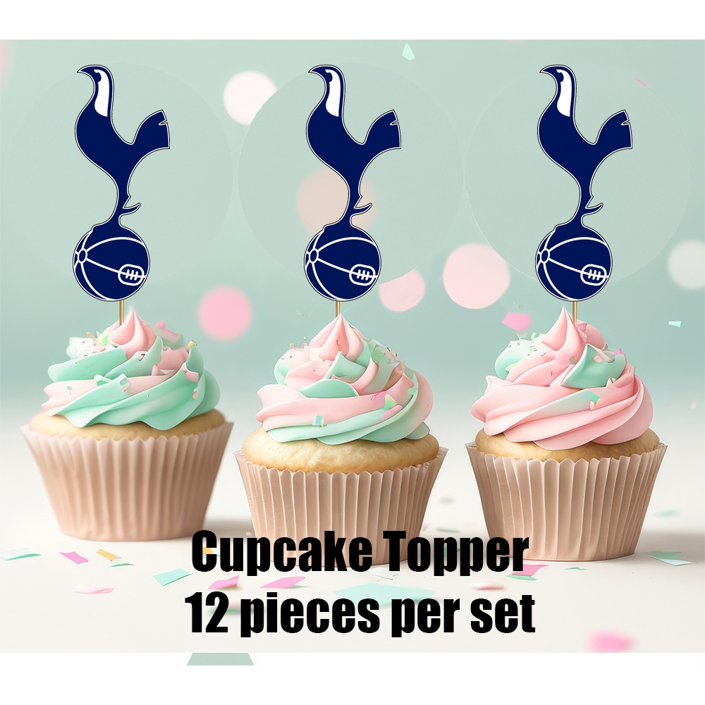 Tottenham Hotspur Spur Football Club Cake Topper Birthday Party ...