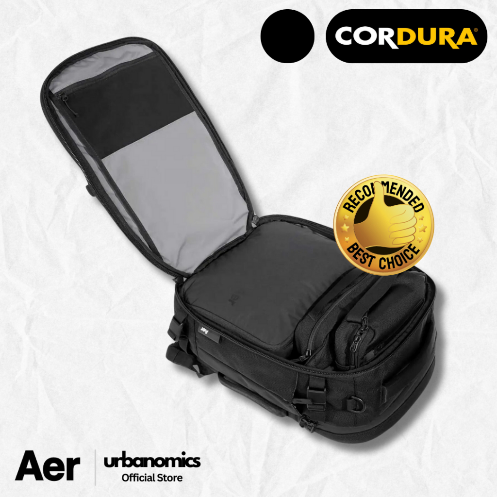 Authentic Aer Travel Pack 3 Small Backpack (28L) | X-Pac/Cordura