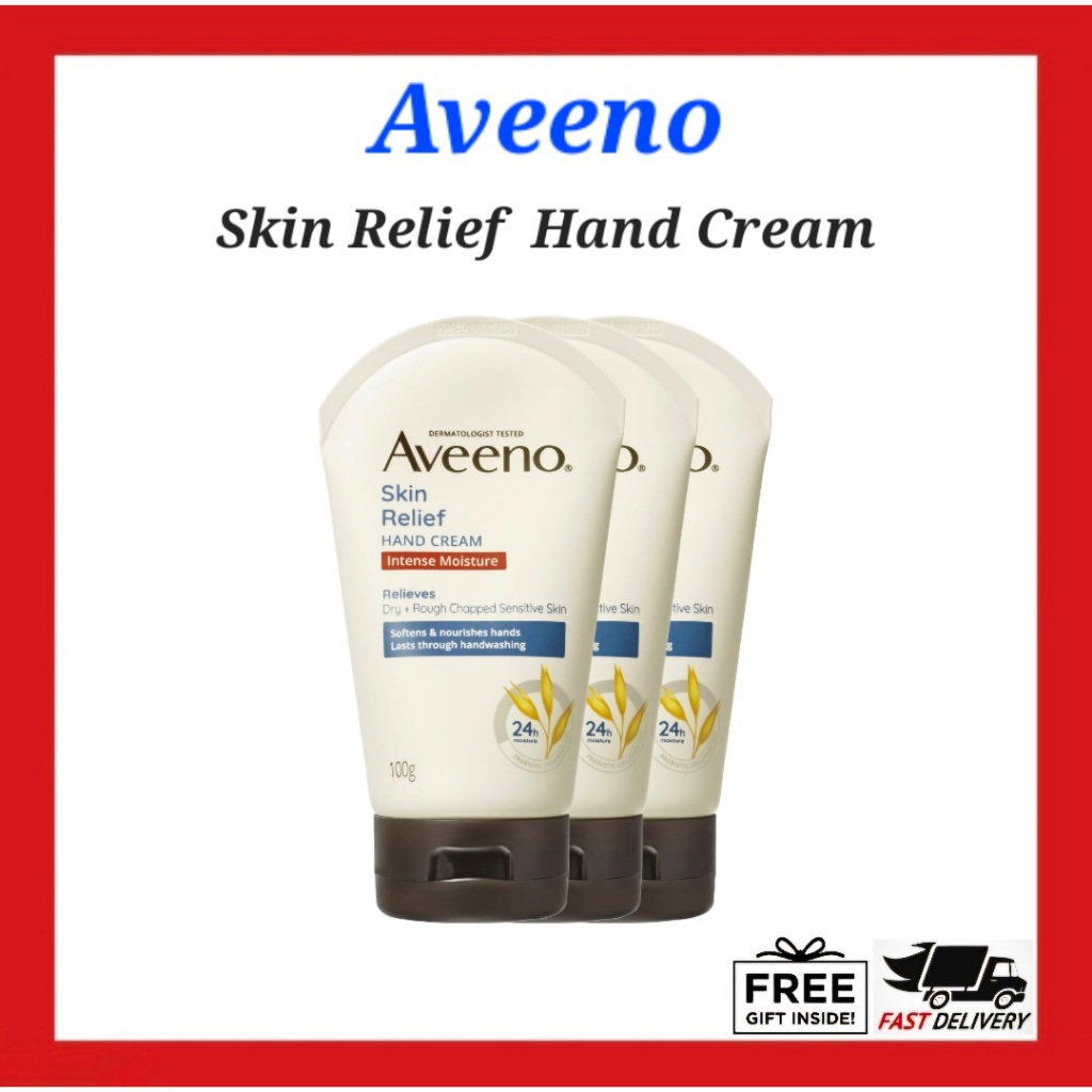Aveeno Skin Relief Hand Cream 100g, Intense Moisture | Shopee Singapore