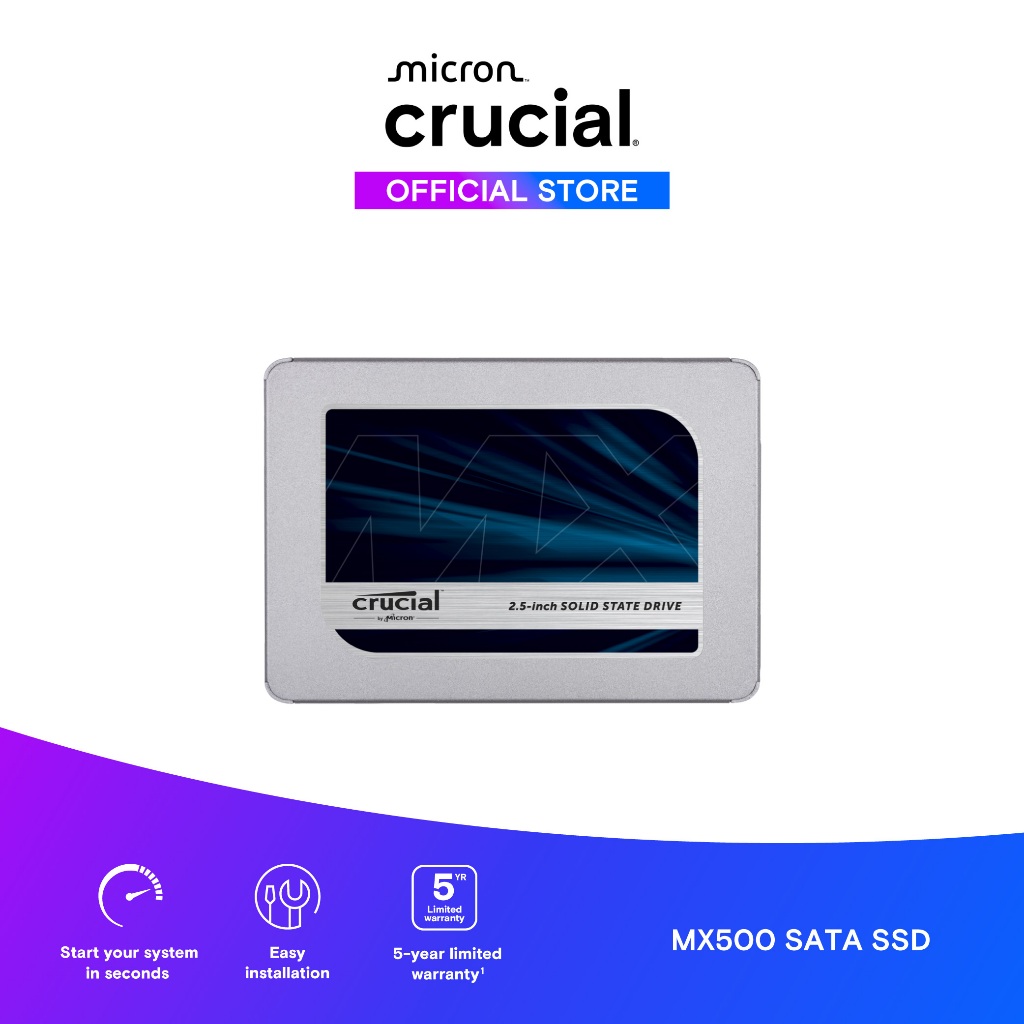 Crucial MX500 2.5 Internal SATA SSD ( 4TB ) CT4000MX500SSD1