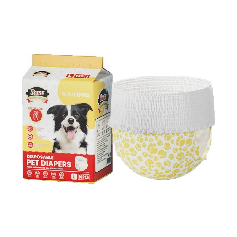 Dono Female Dog Cat Diaper Pants Model Pull Up Diaper Elastic Waist ...