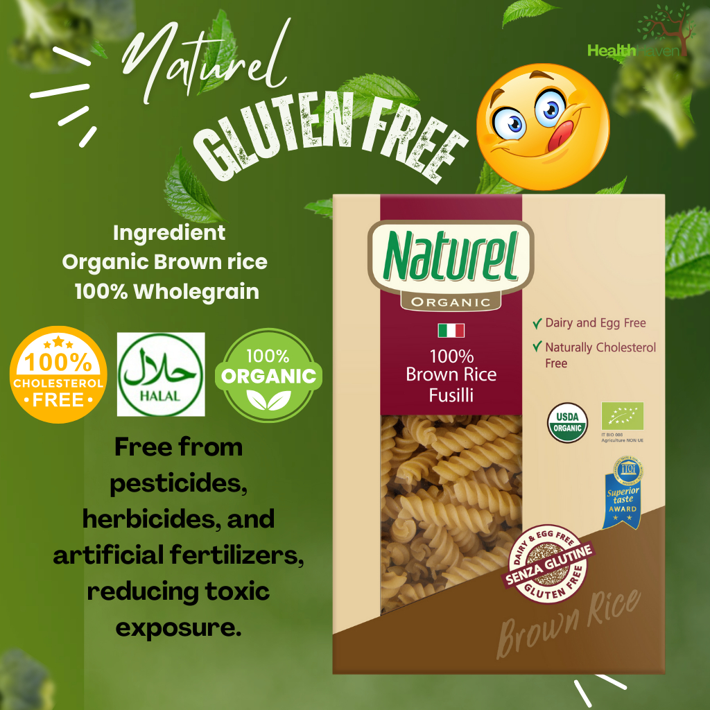 Naturel x 2 Organic Gluten-free Brown Rice Fusilli 2/3 boxes (250g ...