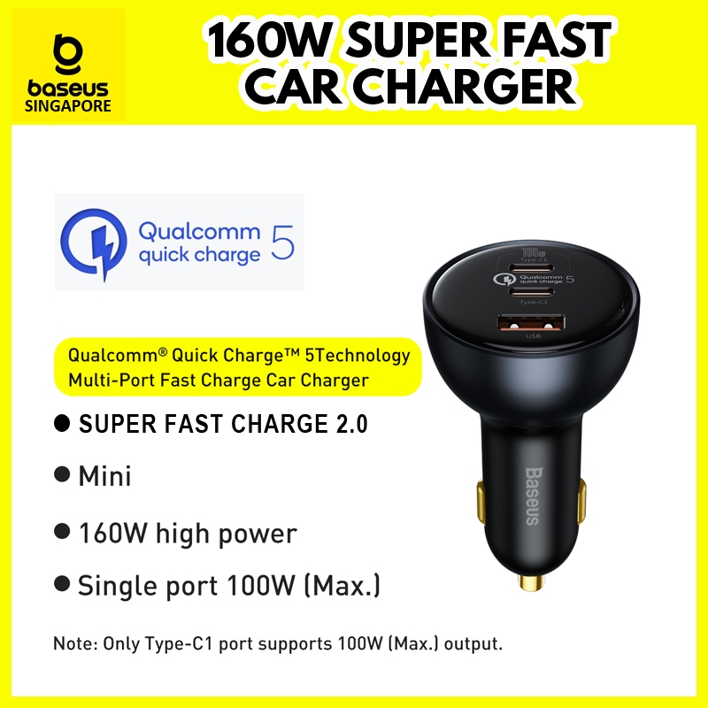 Baseus Quick Charge™ 5 Technology MultiPort Super fast
