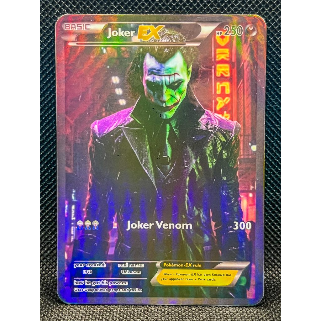 DC: Joker EX Pokemon Holographic Card | Shopee Singapore
