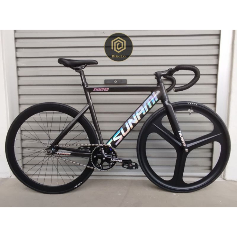 TSUNAMI SNM-200 x Trispoke Alloy Fixie | Legend Groupset Fixed Gear ...