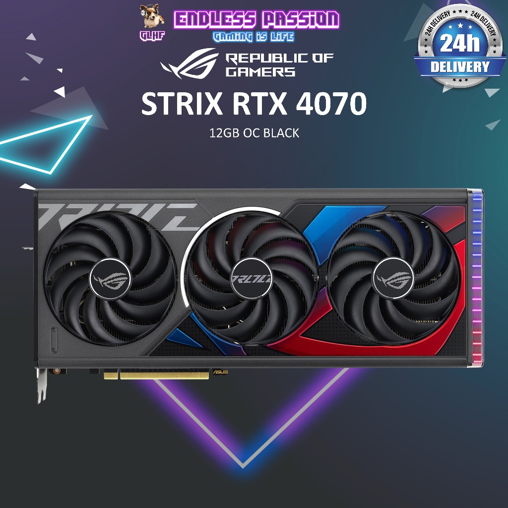 ASUS ROG Strix RTX4070 12GB OC Graphics Card | Shopee Singapore