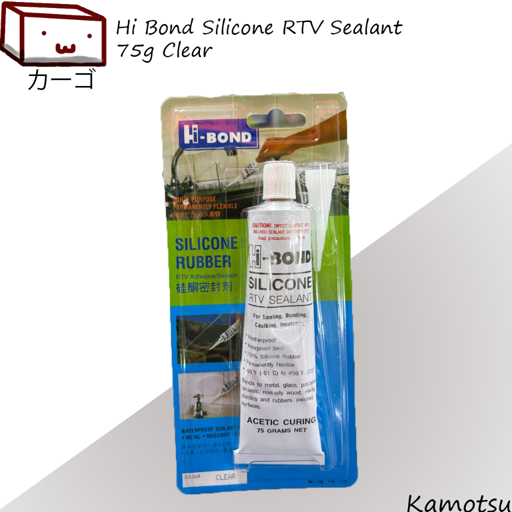 🔥SG Wholesale🔥Hi-Bond RTV Silicone Rubber Clear[75g] | Shopee Singapore