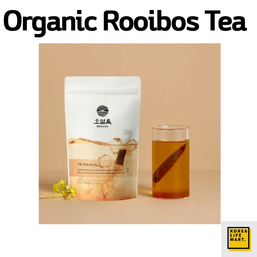 [Osulloc] Organic Rooibos Tea, Cold & Roasted, no plastic pulp (PLA ...