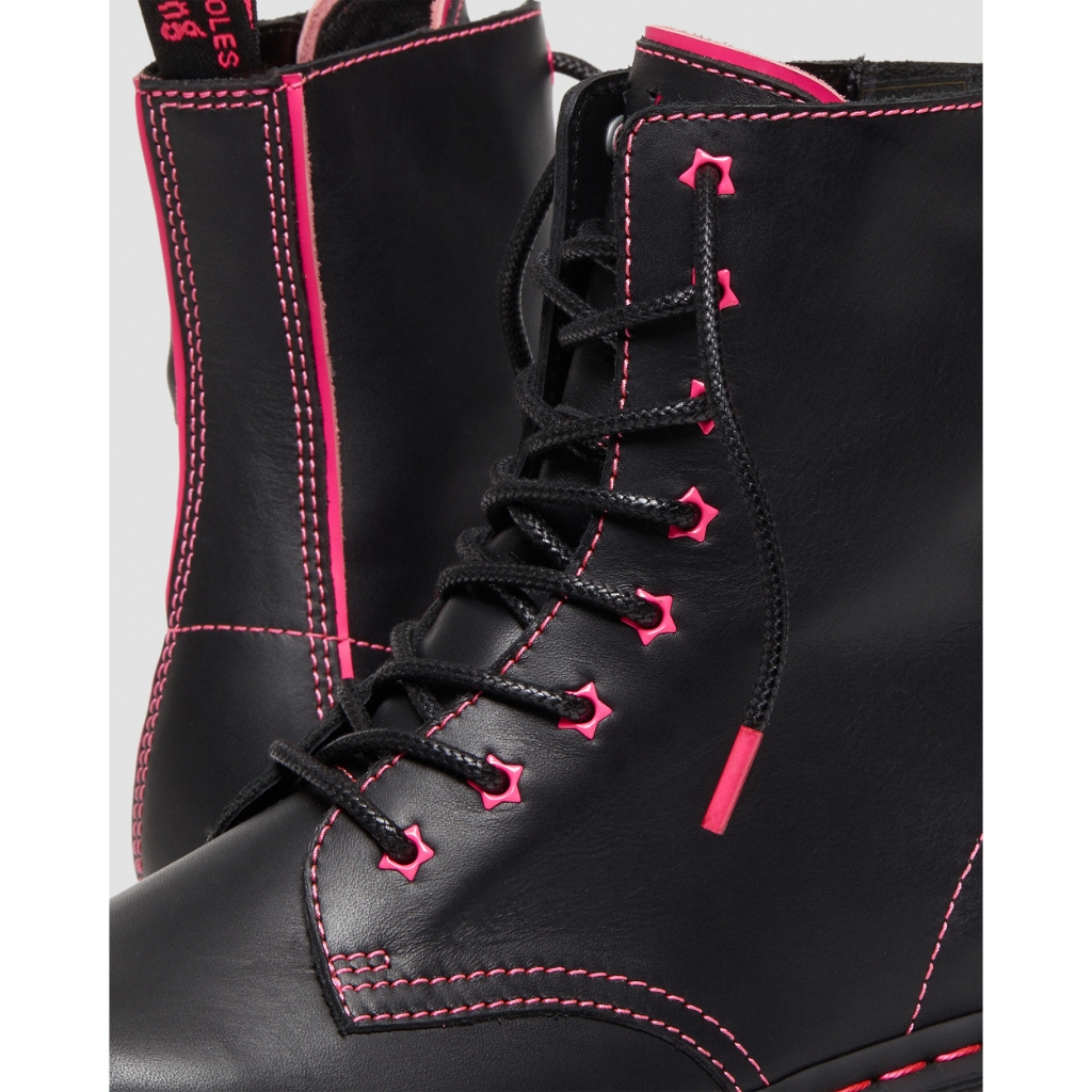 Dr martens quad retro jadon black pink best sale