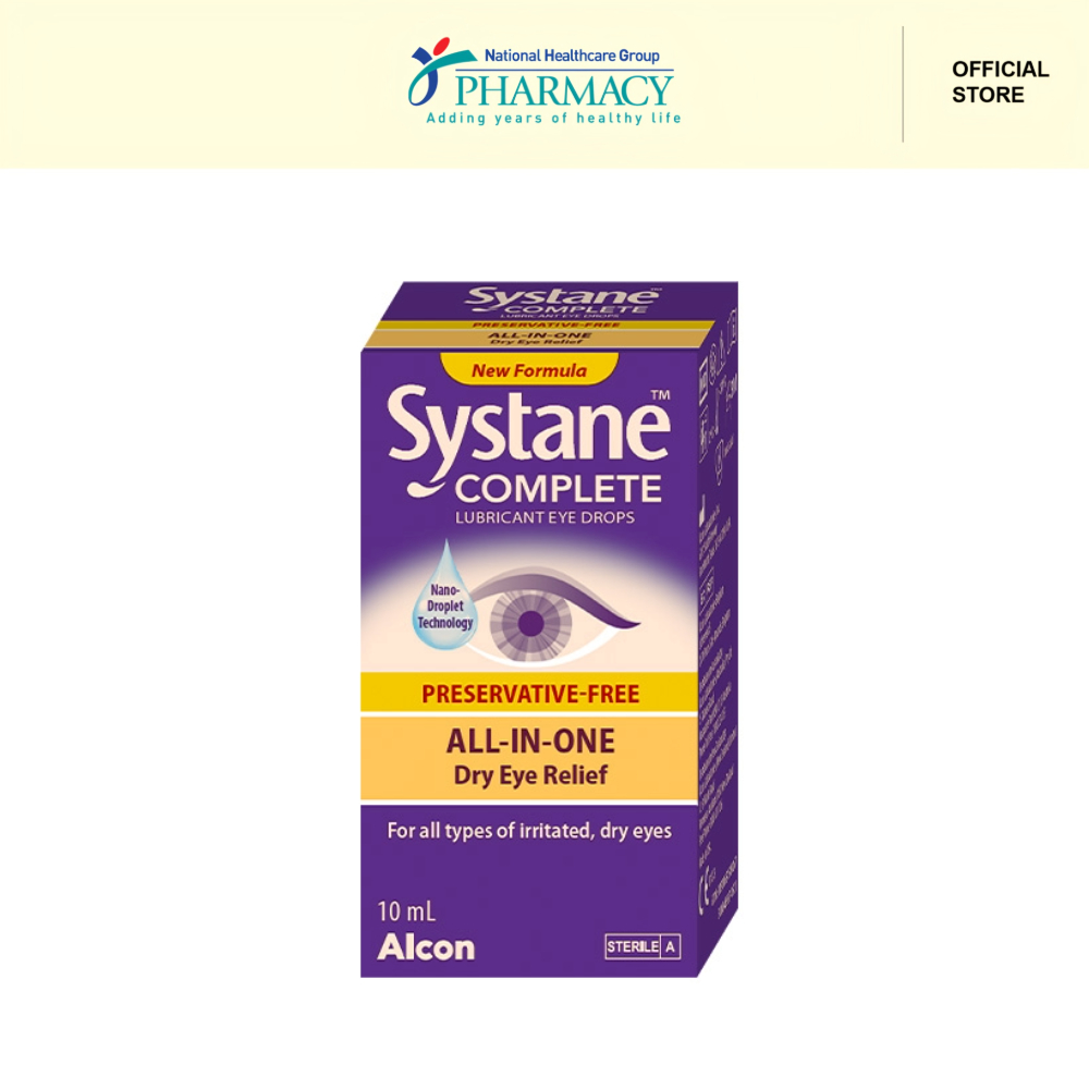 Systane Complete Multidose Preservative Free Eye Drops 10ml | Shopee ...