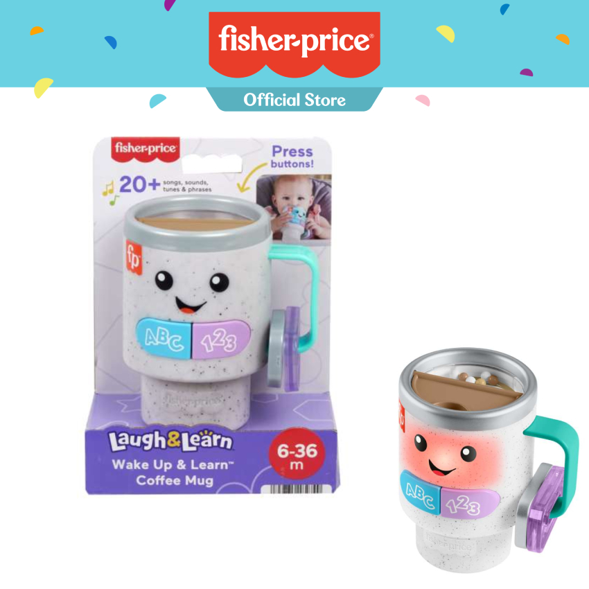 Fisher Price Laugh Learn Wake Up Learn Coffee Mug Baby Toddler Toy With Music Lights Shopee Singapore