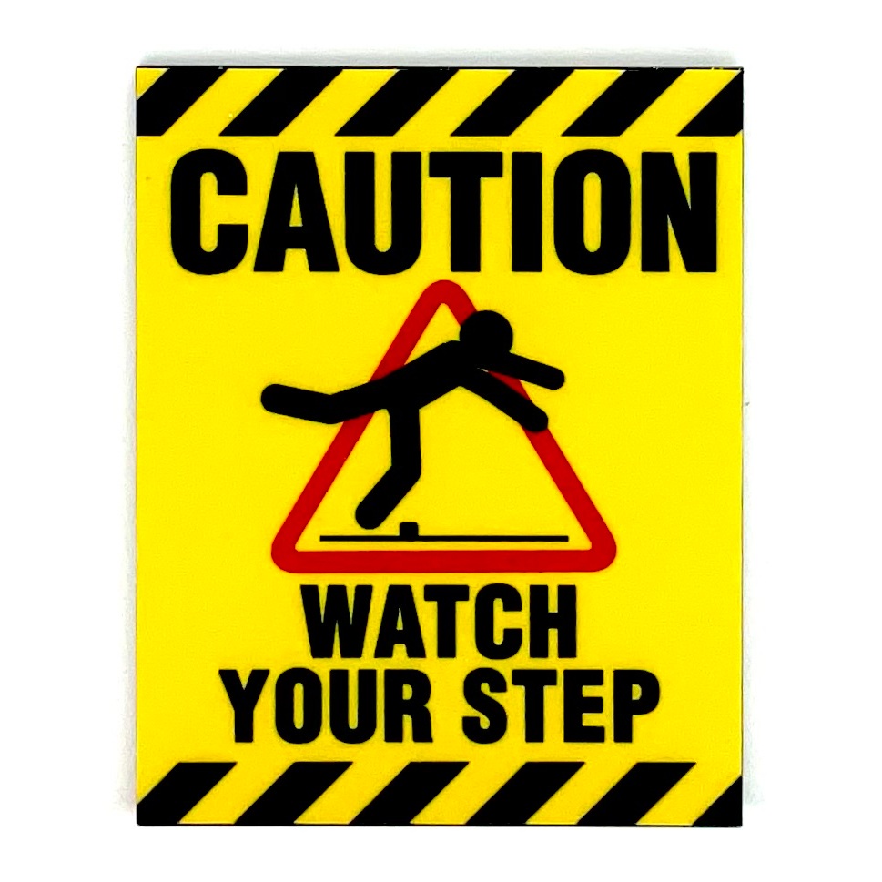 CAUTION WATCH YOUR STEP SIGN/SIGNAGE | WARNING SIGN, NOTICE SIGN ...