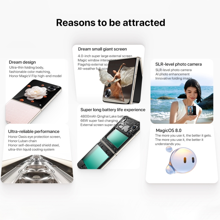 Honor Magic V Flip 5G LRA-AN00 Dual SIM 12GB+1TB (China Version