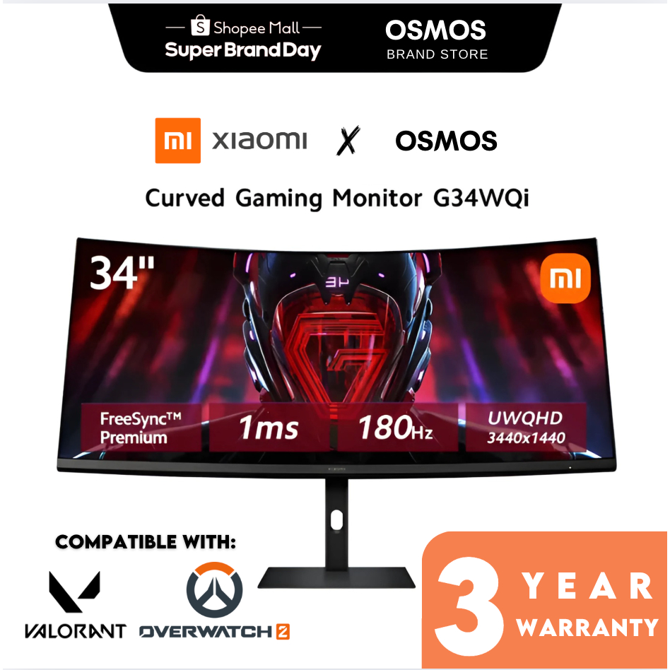 Xiaomi Mi Curved Display G34WQi 34