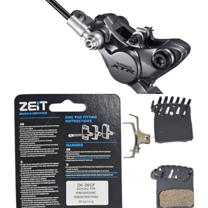 Plaquettes De Frein Shimano XTR M9000 / XT M8000 Compatibles - VTT Et VAE