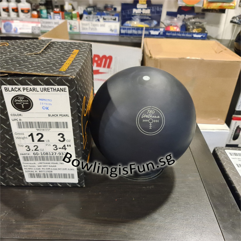SG] Hammer Black Pearl Urethane Mid Performance Bowling Ball