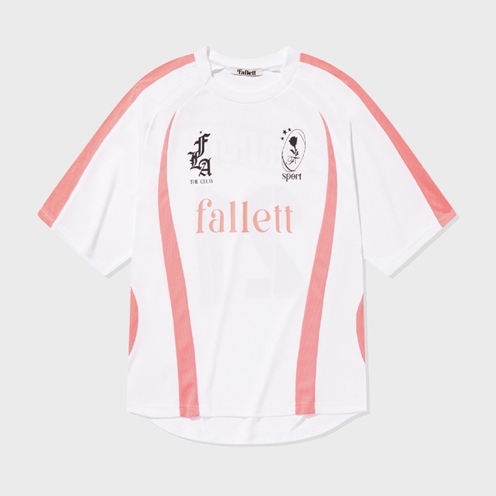 FALLETT] Sports Club Football Jersey Short Sleeve T-Shirt 4