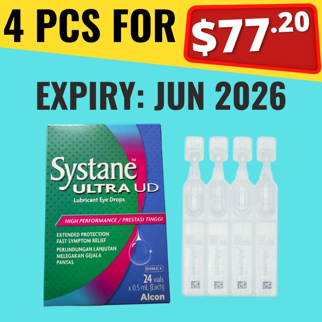 Alcon Systane Ultra Eye Drop 0.5ml x 24 Vials | Shopee Singapore