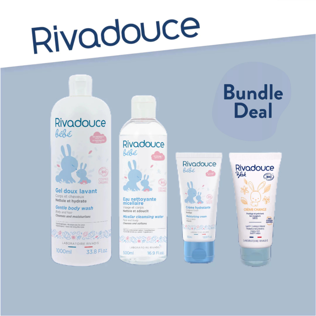 Rivadouce Bebe Baby Bundle A (Gentle Body Wash + Micellar Water