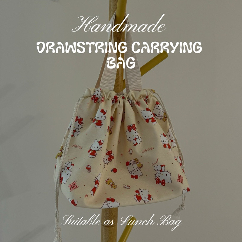 Drawstring Carrying Bag With Handle | Shopee Singapore