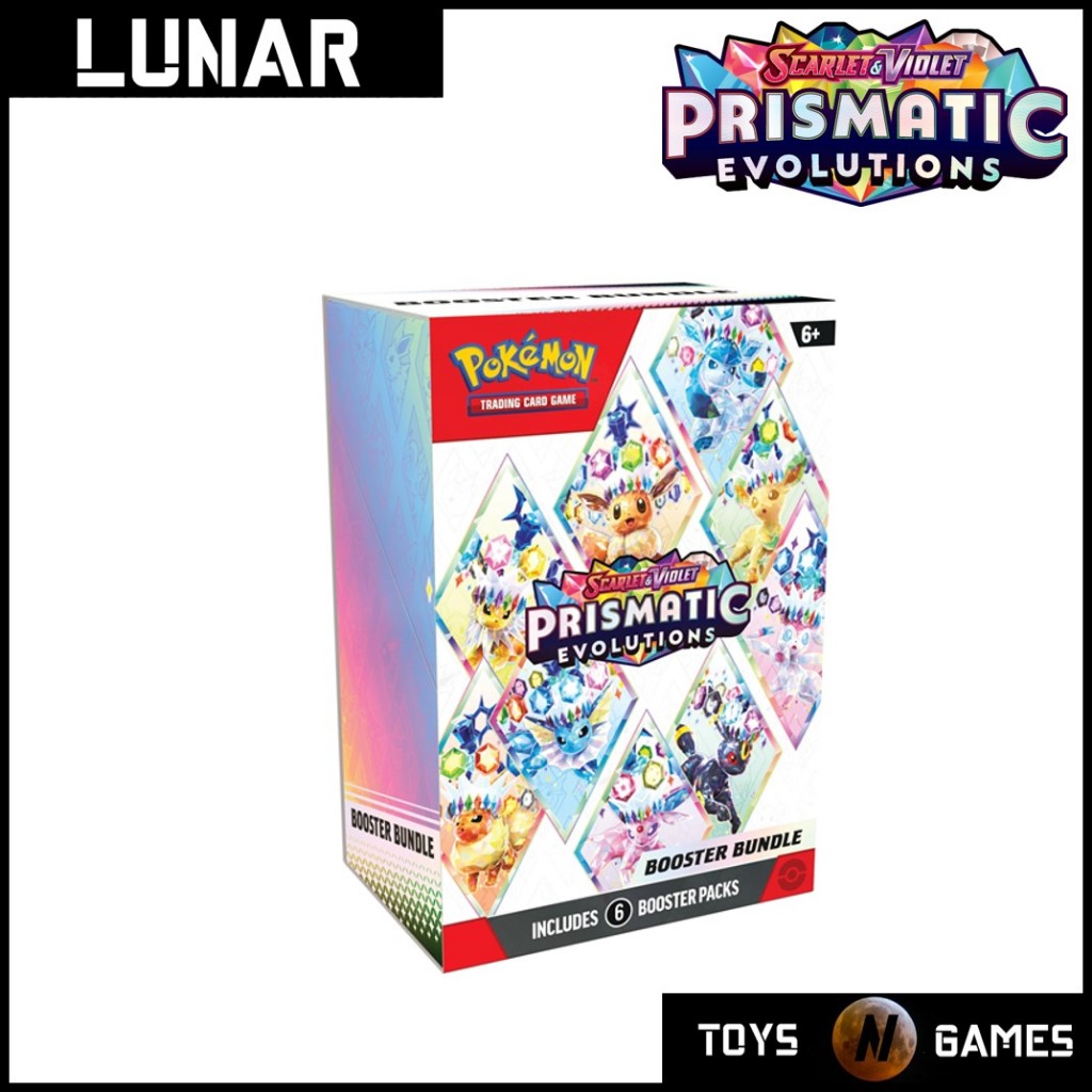 pokemon sv8.5 scarlet and violet prismatic evolutions booster pack Mini Tin Unwrap 1 of 9 special foil promo cards and a handful of Pokémon TCG booster packs POKEMON - PRISMATIC EVOLUTIONS -
